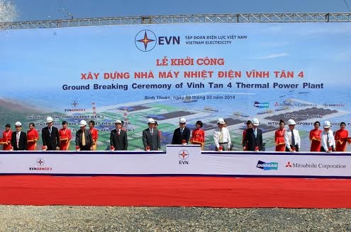 Phó Thủ tướng Hoàng Trung Hải phát lệnh khởi công Nhà máy Nhiệt điện Vĩnh Tân 4 - ảnh 1